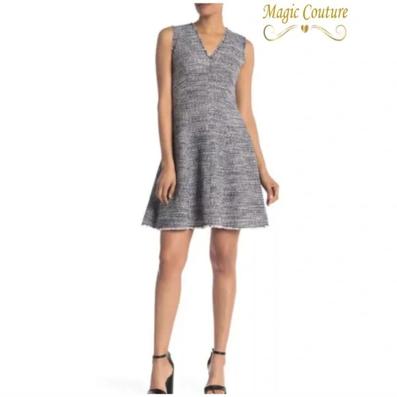 Rebecca Taylor Tweed A-Line Dress Rebecca Taylor Tweed A-Line Dress